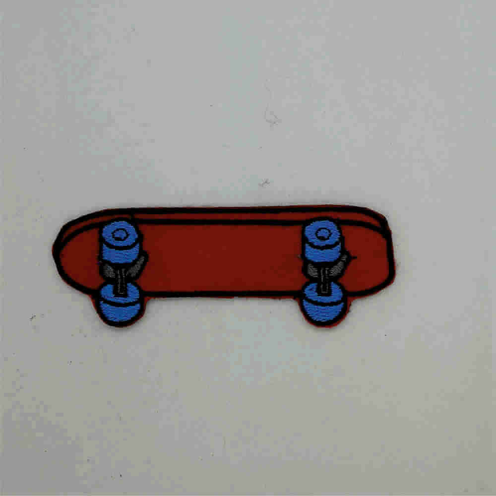 Parche Skate rojo