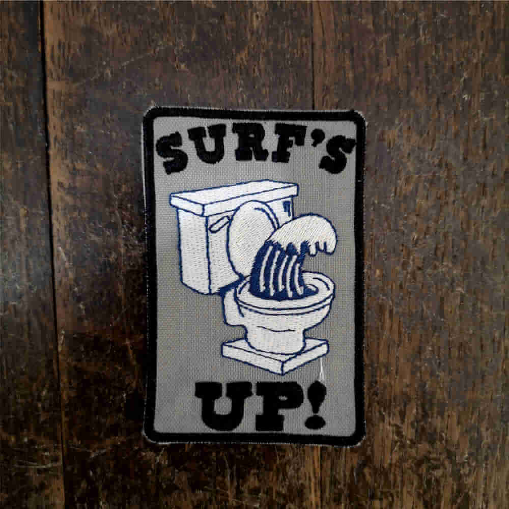 Parche Surf up WC
