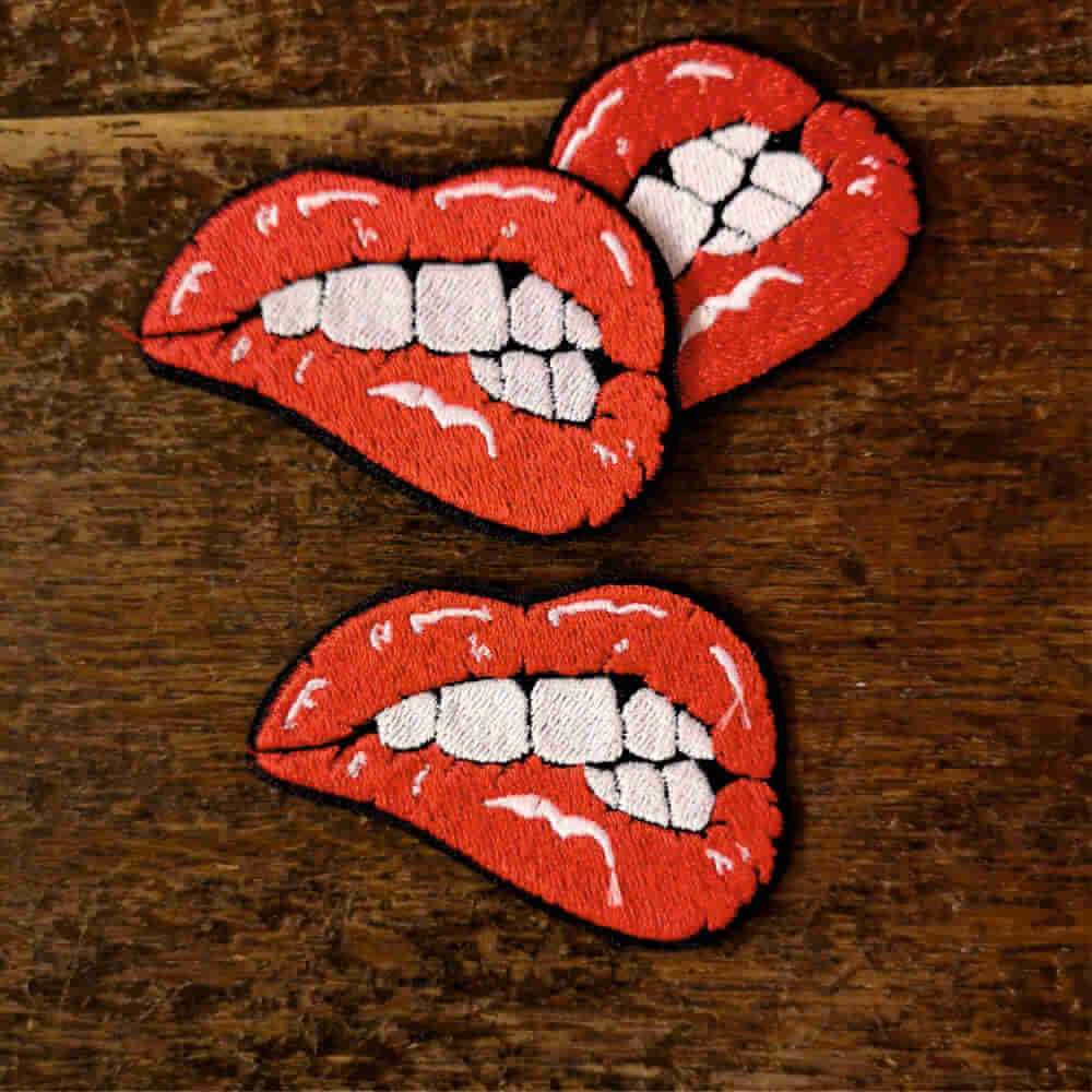 Parche Labios mordidos