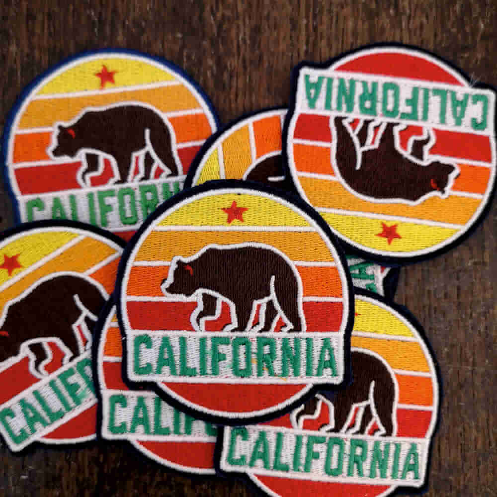 Parche California oso