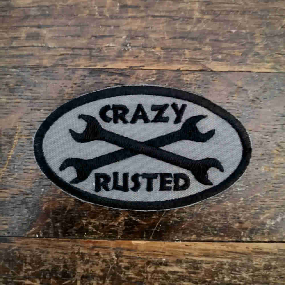 Parche Crazy rusted tools