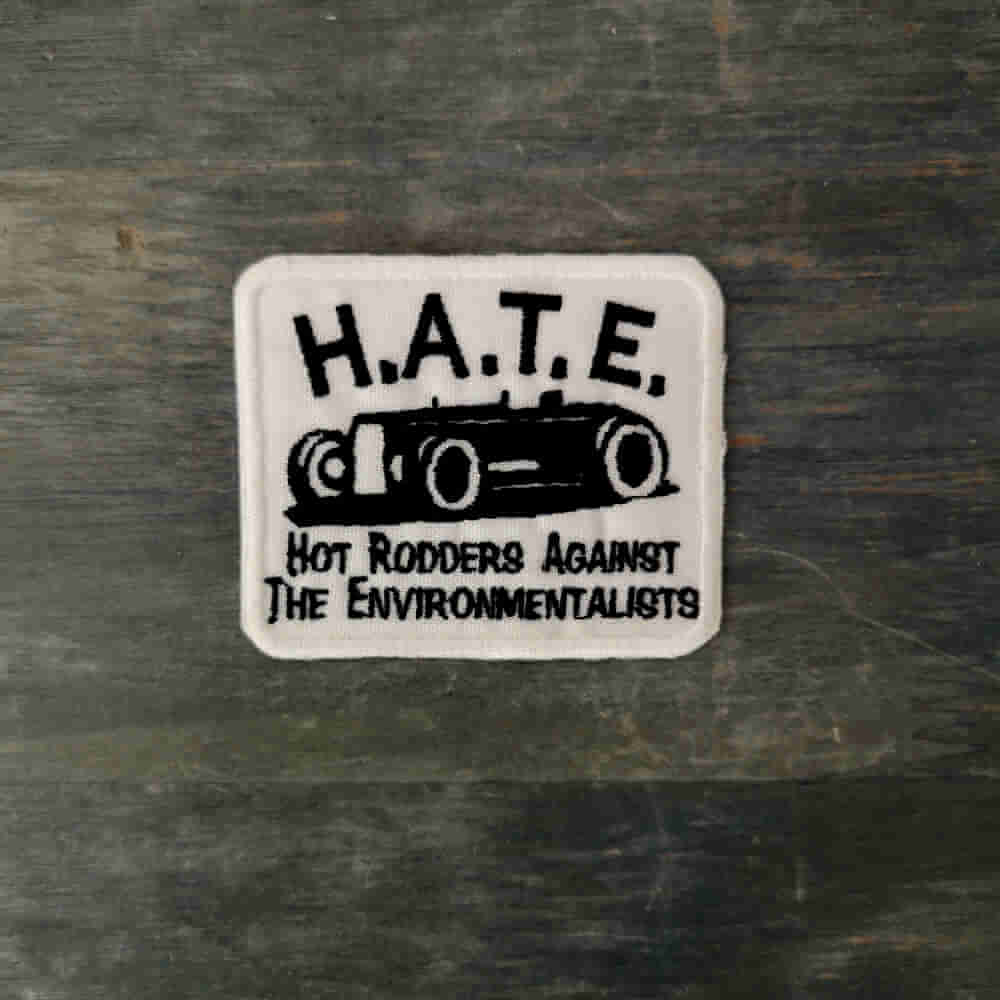 Parche Hate_hot rod against