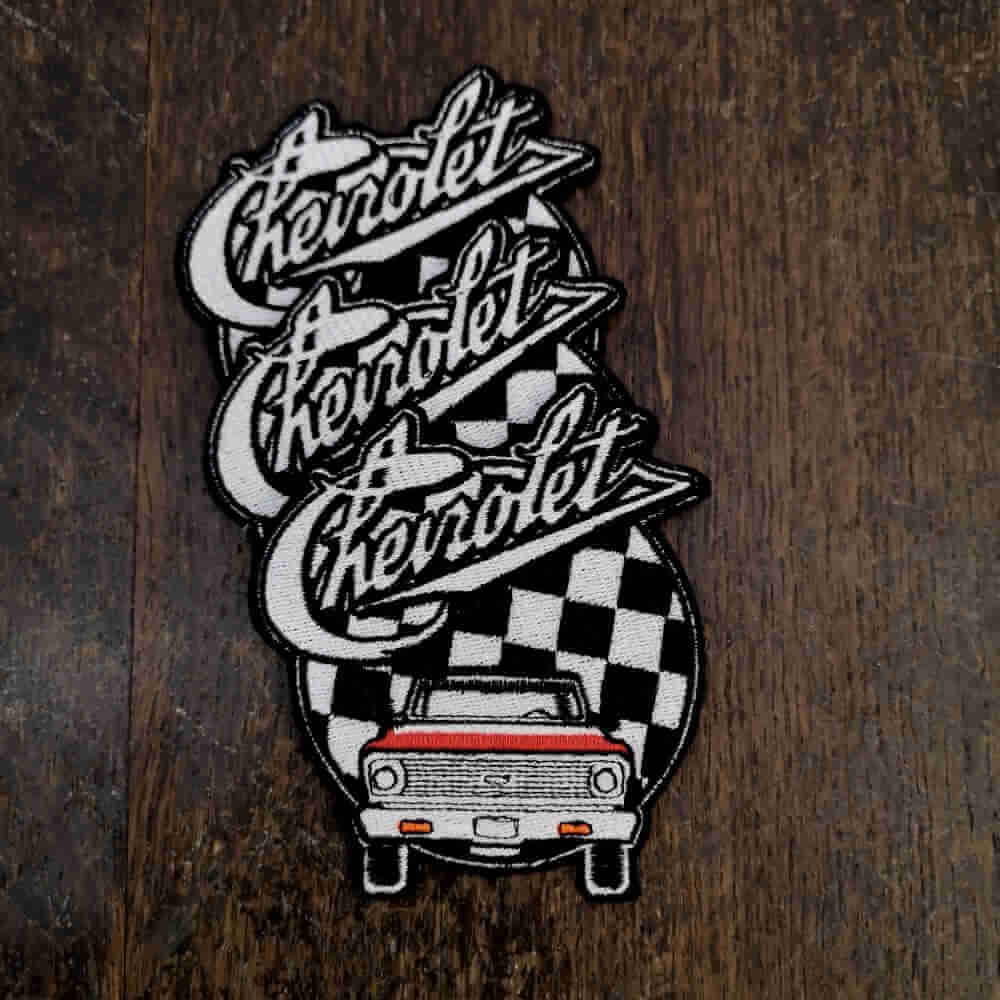 Parche Chevrolet truck rojo grupo