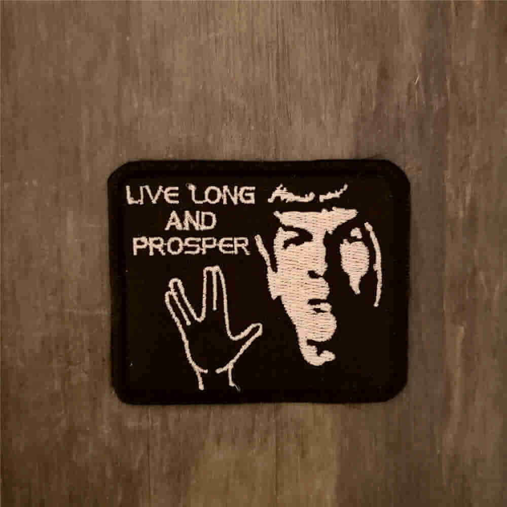 Parche star trek live long