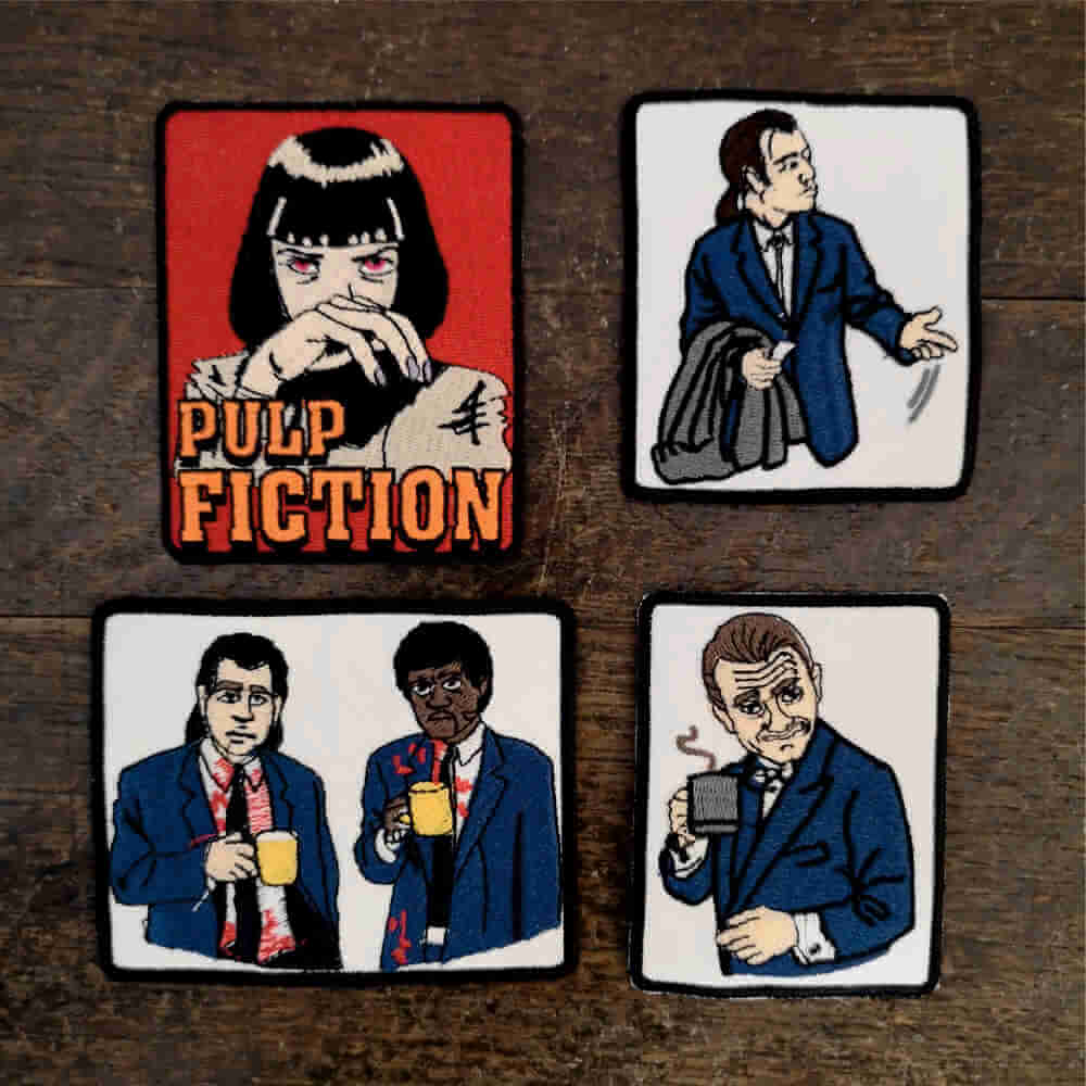 Parche Pulp fiction PACK