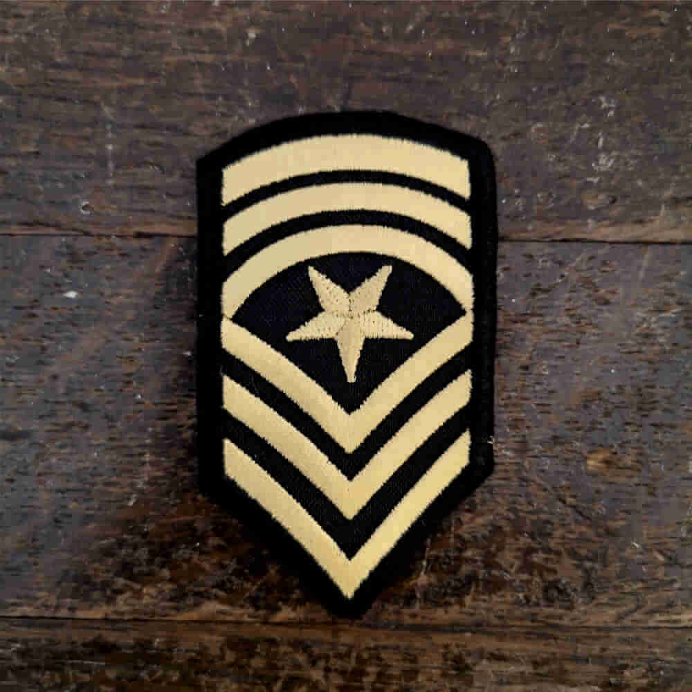 Parche Insignia militar estrella doble ralla