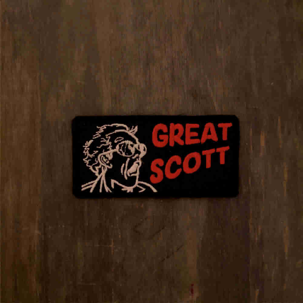 Parche back to the future great scott