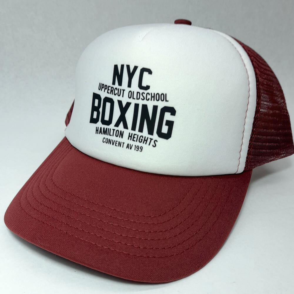 NYC BOXING_burdundy_cap